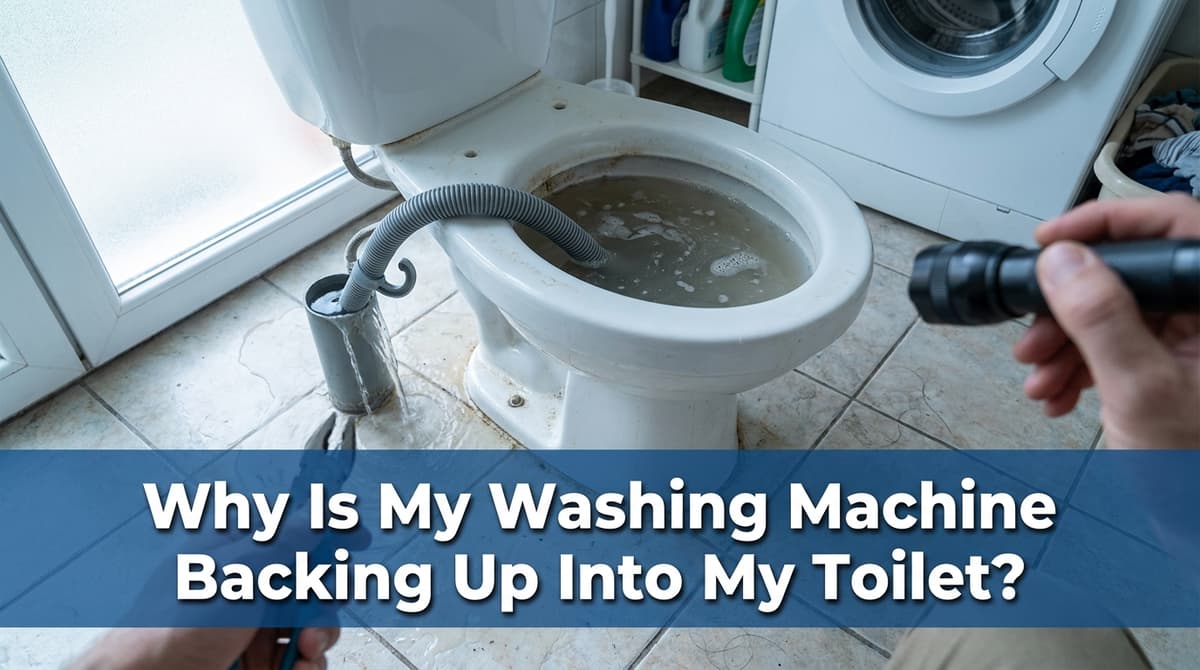 Blog post Why Is My Washing Machine Backing Up Into My Toilet? image